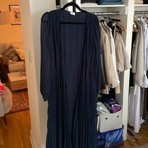 Aritzia maxi wrap dress